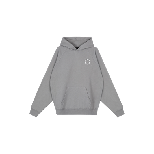 KIDS BASICS OVERSIZED HOODIE - STONE GREY